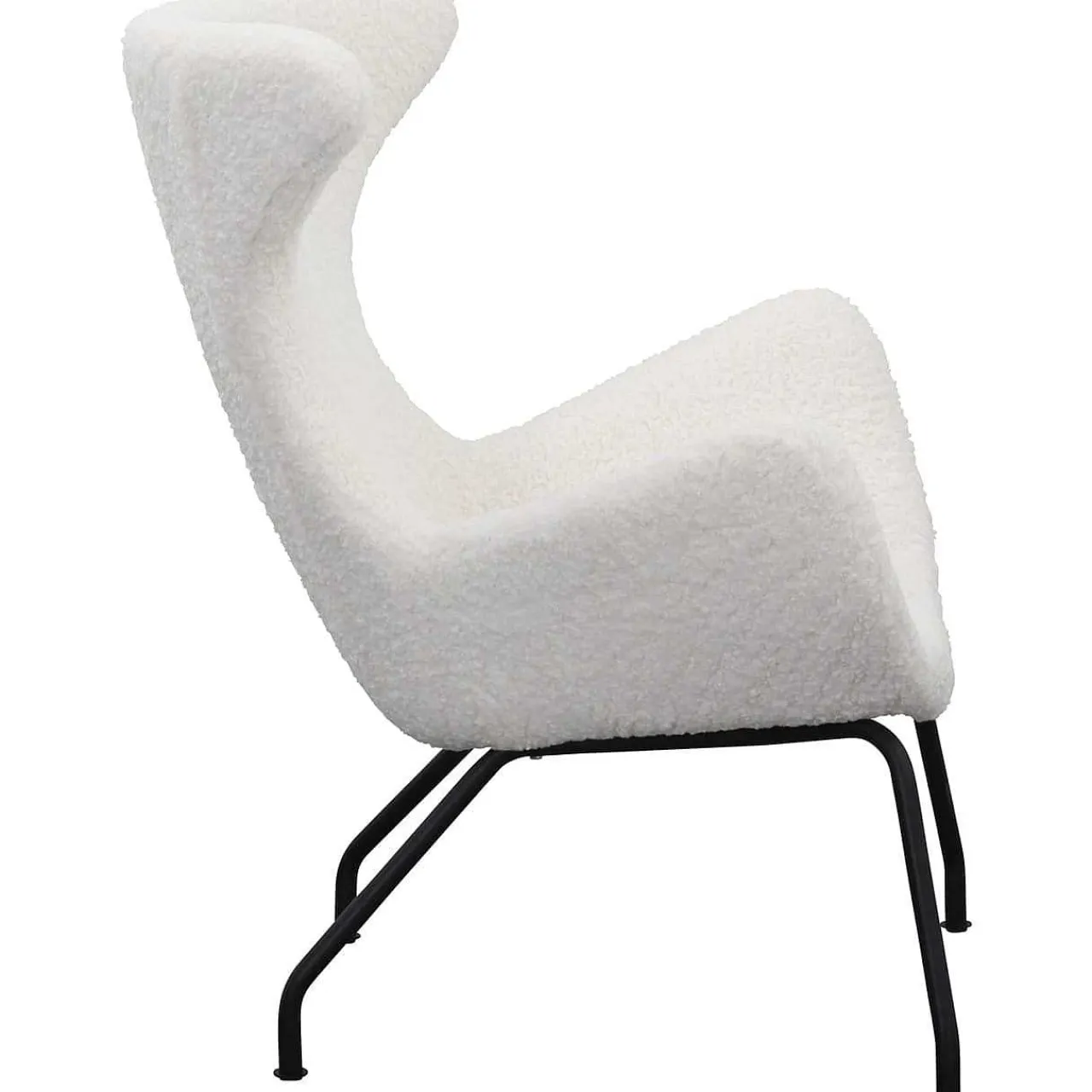 mutoni casual Relaxsessel Teddyfell Weiss> Ohrensessel