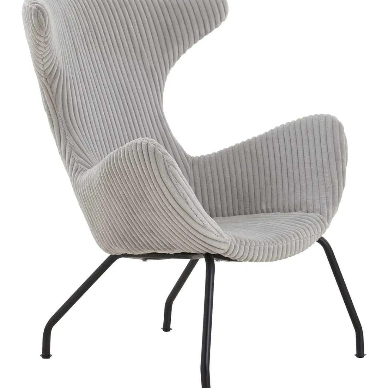 mutoni casual Relaxsessel Texturstoff Grau> Ohrensessel