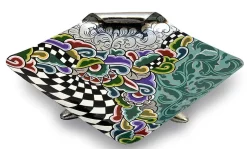 Toms Drag Schale Wave Quadratisch Silver Collection> Toms Drag Deko Objekte