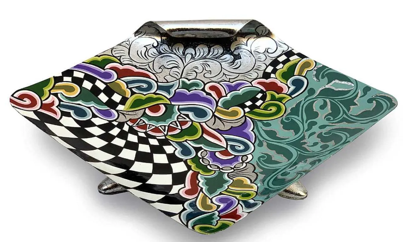 Toms Drag Schale Wave Quadratisch Silver Collection> Toms Drag Deko Objekte