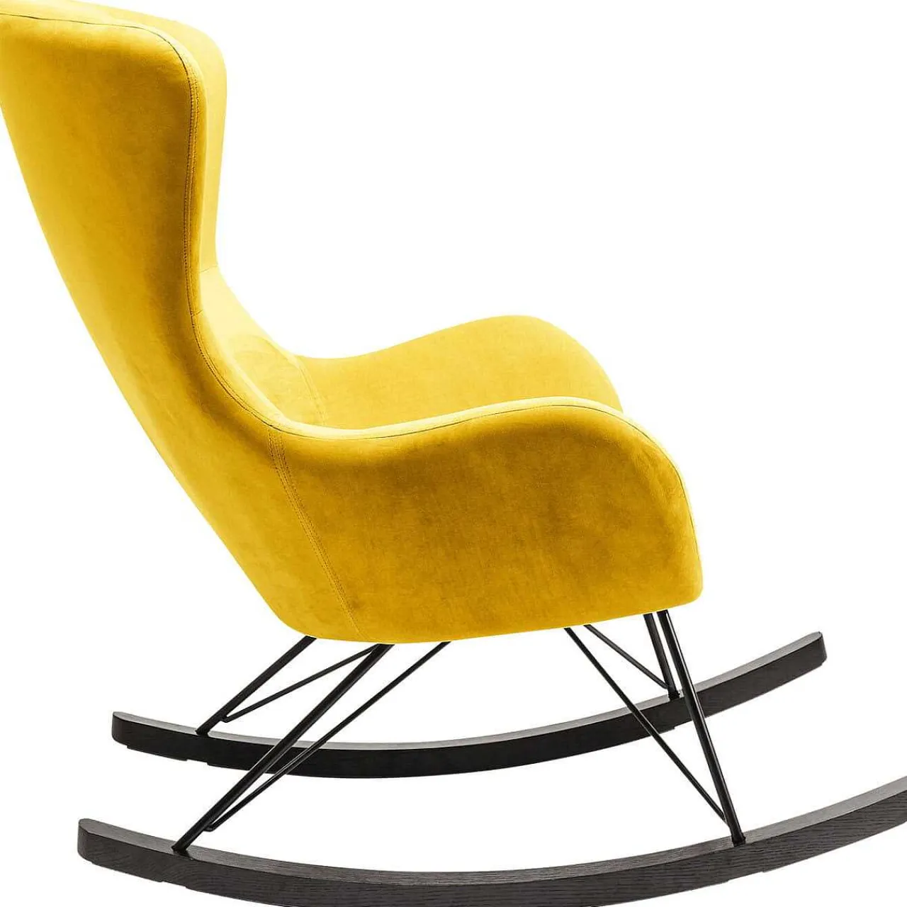 KARE Design Schaukelsessel Oslo Gelb> Relaxsessel