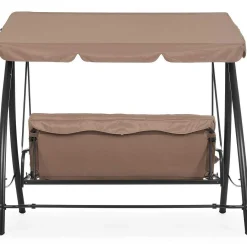 mutoni lifestyle Schaukelstuhl Apollo 3-Sitzer Sandfarbe> Hollywoodschaukel