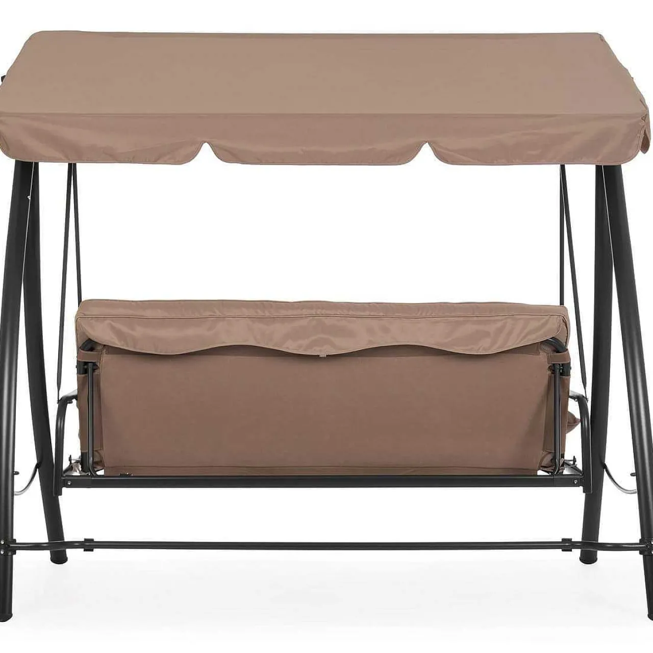mutoni lifestyle Schaukelstuhl Apollo 3-Sitzer Sandfarbe> Hollywoodschaukel
