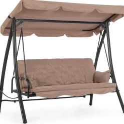 mutoni lifestyle Schaukelstuhl Apollo 3-Sitzer Sandfarbe><noscript><img width=