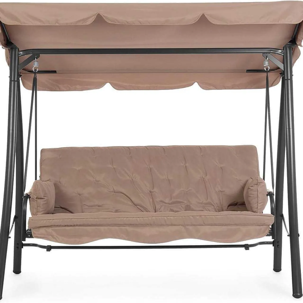 mutoni lifestyle Schaukelstuhl Apollo 3-Sitzer Sandfarbe> Hollywoodschaukel