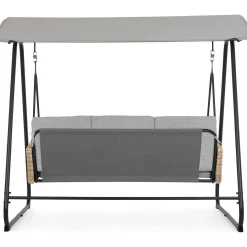 mutoni lifestyle Schaukelstuhl Easy 3-Sitzer Grau><noscript><img width=