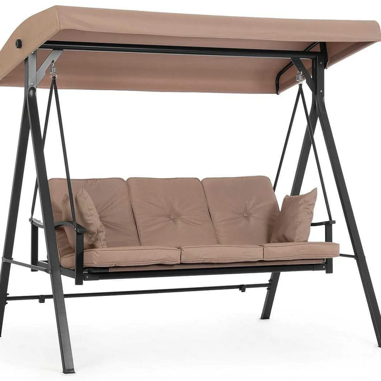 mutoni lifestyle Schaukelstuhl Efesto 3-Sitzer Sandfarbe> Hollywoodschaukel