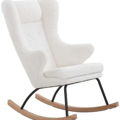 mutoni casual Schaukelstuhl Teddyfell Weiss> Relaxsessel