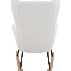 mutoni casual Schaukelstuhl Teddyfell Weiss><noscript><img width=