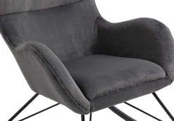 mutoni casual Schaukelstuhl Zebstix Dunkelgrau><noscript><img width=