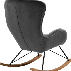 mutoni casual Schaukelstuhl Zebstix Dunkelgrau><noscript><img width=