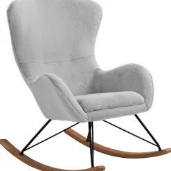 mutoni casual Schaukelstuhl Zebstix Hellgrau><noscript><img width=