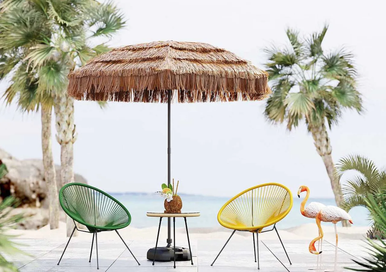 KARE Design Schirmständer Hawaii Schwarz> Schirmständer