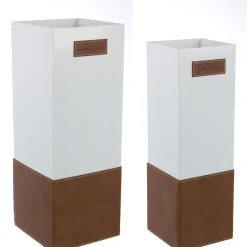 mutoni lifestyle Schirmständer Urban Set Weiss (2-Tlg)> Schirmständer