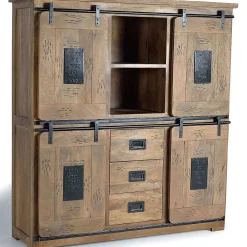 mutoni inspiration Schrank Acia Akazienholz Natur 150X160><noscript><img width=