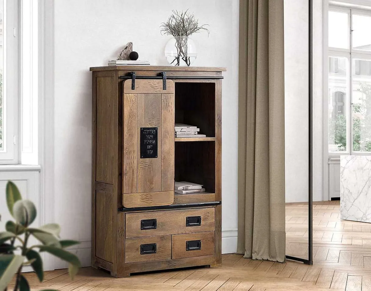 mutoni inspiration Schrank Acia Akazienholz Natur 90X150> Schränke
