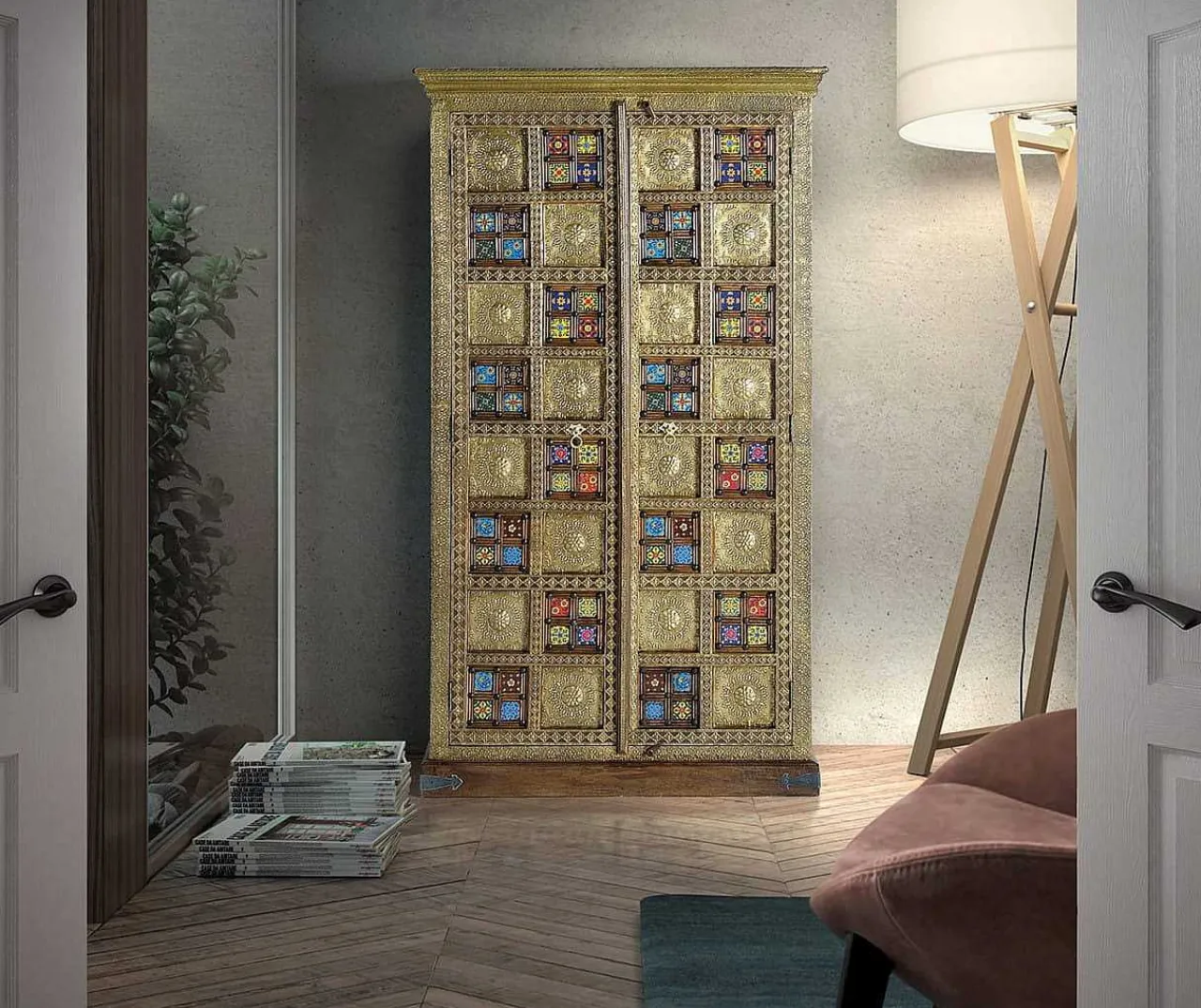 mutoni inspiration Schrank Akazienholz Braun 100X180> Schränke