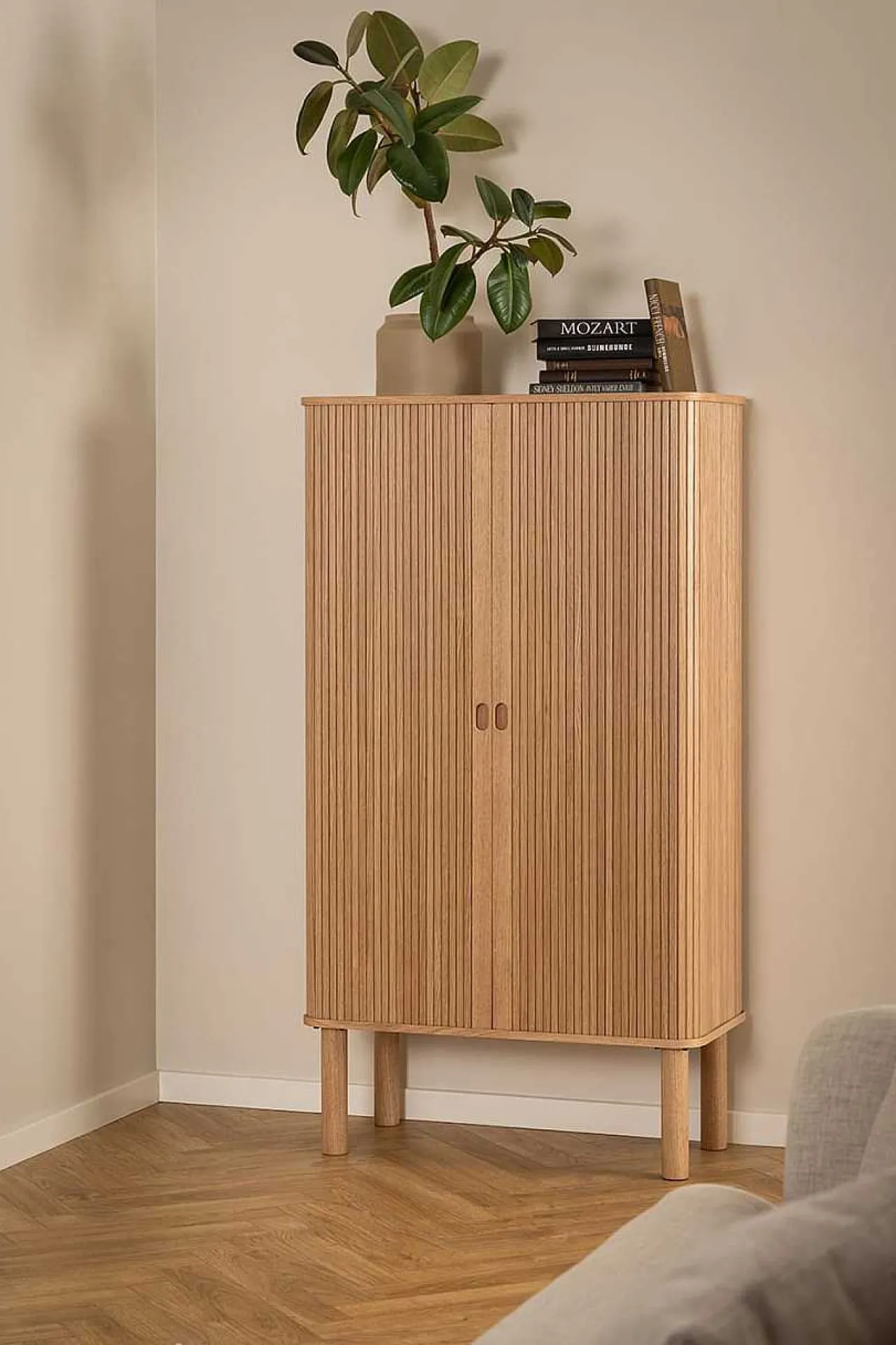mutoni scandi Schrank Langford Natur 80X145> Schränke