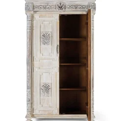 mutoni inspiration Schrank Mangoholz Antikweiss 120X203> Schränke