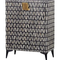 mutoni living Schrank Menne Schwarz/Weiss 108X81> Schränke