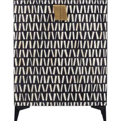 mutoni living Schrank Menne Schwarz/Weiss 108X81><noscript><img width=