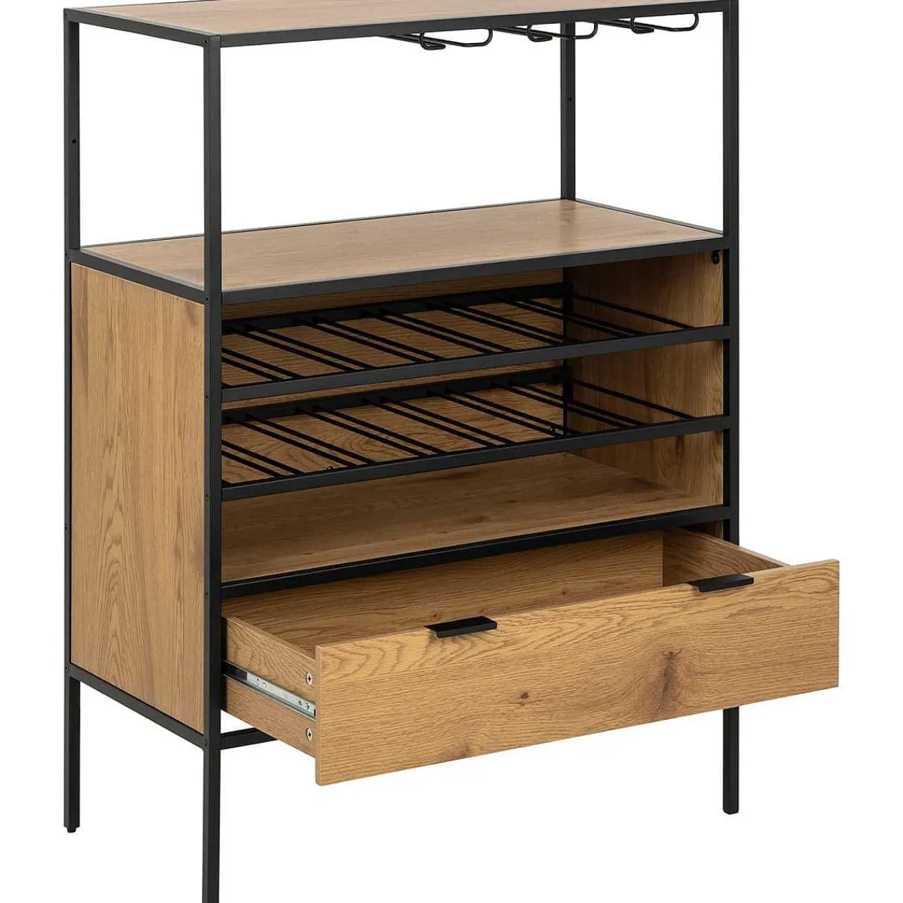 mutoni scandi Schrank Multiple Bronx Metall Braun 105> Barschränke & Bartheken