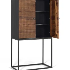 mutoni inspiration Schrank Quadra Palisanderholz Schwarz 80X150> Schränke