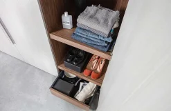 mutoni living Schrank Rens 3-Turig Kieselgrau 165X210> Kleiderschränke