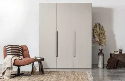 mutoni living Schrank Rens 3-Turig Kieselgrau 165X210><noscript><img width=
