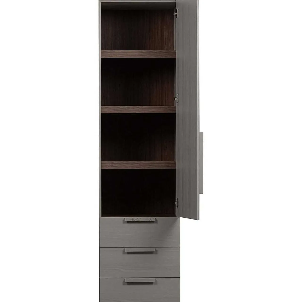 mutoni living Schrank Rens 1-Turig Kieselgrau 55X210> Kleiderschränke
