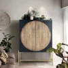 mutoni inspiration Schrank Rondo Mangoholz Dunkelbraun 100X143> Schränke