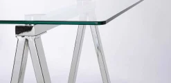 mutoni lifestyle Schreibtisch Alchimia Chrom 140X70> Bürotische