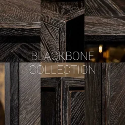 Richmond Interiors Schreibtisch Blackbone Schwarz Messing 140><noscript><img width=