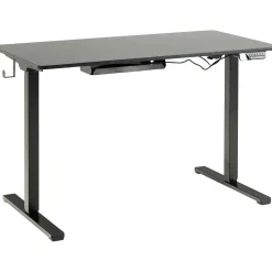 mutoni scandi Schreibtisch Caledonia Schwarz Hohenverstellbar 120><noscript><img width=