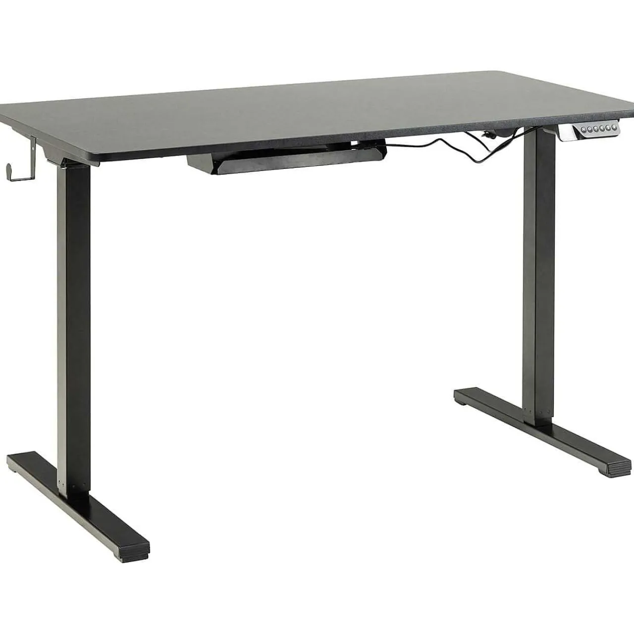 mutoni scandi Schreibtisch Caledonia Schwarz Hohenverstellbar 120> Bürotische