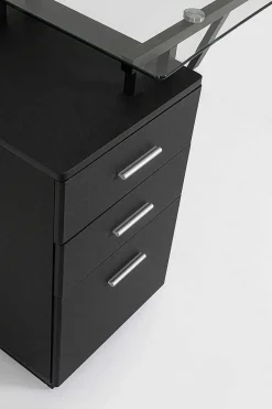 mutoni lifestyle Schreibtisch Charlie Schwarz 150X80> Bürotische