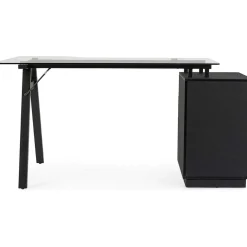 mutoni lifestyle Schreibtisch Charlie Schwarz 150X80><noscript><img width=