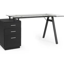 mutoni lifestyle Schreibtisch Charlie Schwarz 150X80><noscript><img width=