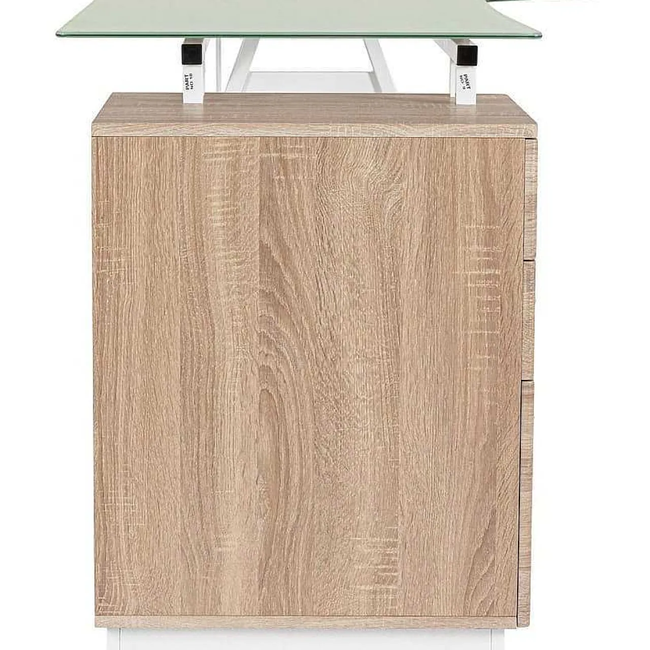 mutoni lifestyle Schreibtisch Charlie Weiss Natur 150X80> Bürotische