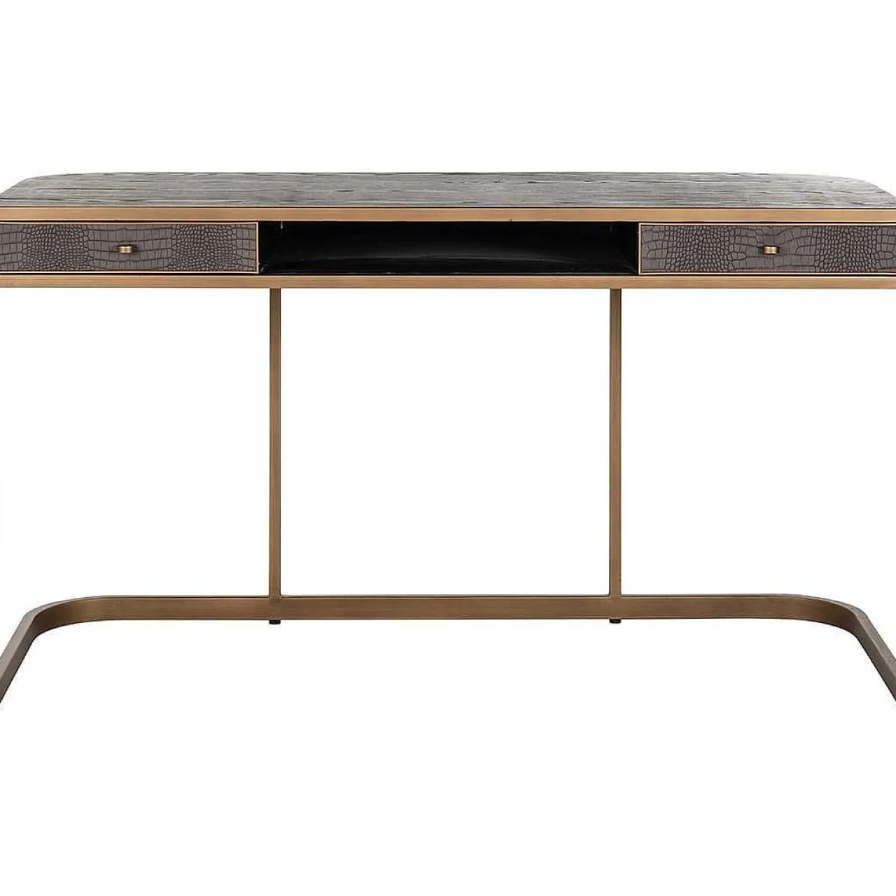 Richmond Interiors Schreibtisch Classio Gold 140> Bürotische
