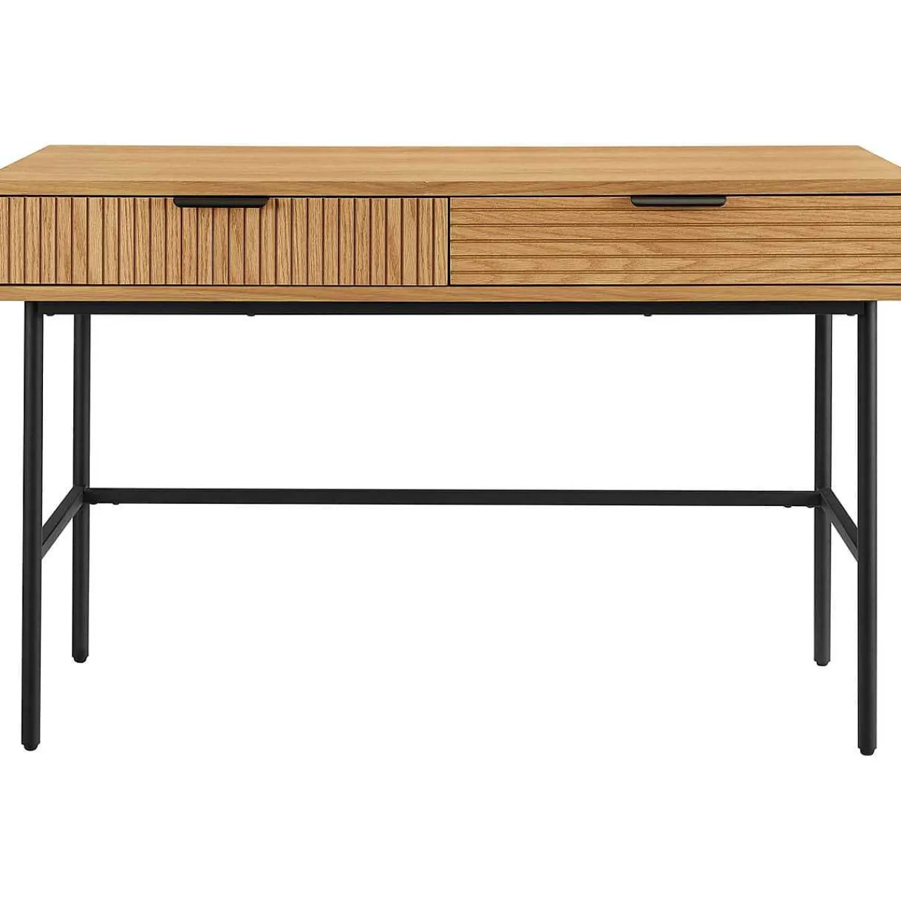 mutoni casual Schreibtisch Flubna Natur Schwarz 120> Bürotische