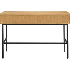 mutoni casual Schreibtisch Flubna Natur Schwarz 120><noscript><img width=