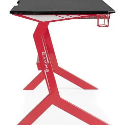 mutoni lifestyle Schreibtisch Gaming Rot Schwarz 118X65> Bürotische