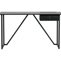 mutoni living Schreibtisch Julius Esche Schwarz 126X53> Bürotische