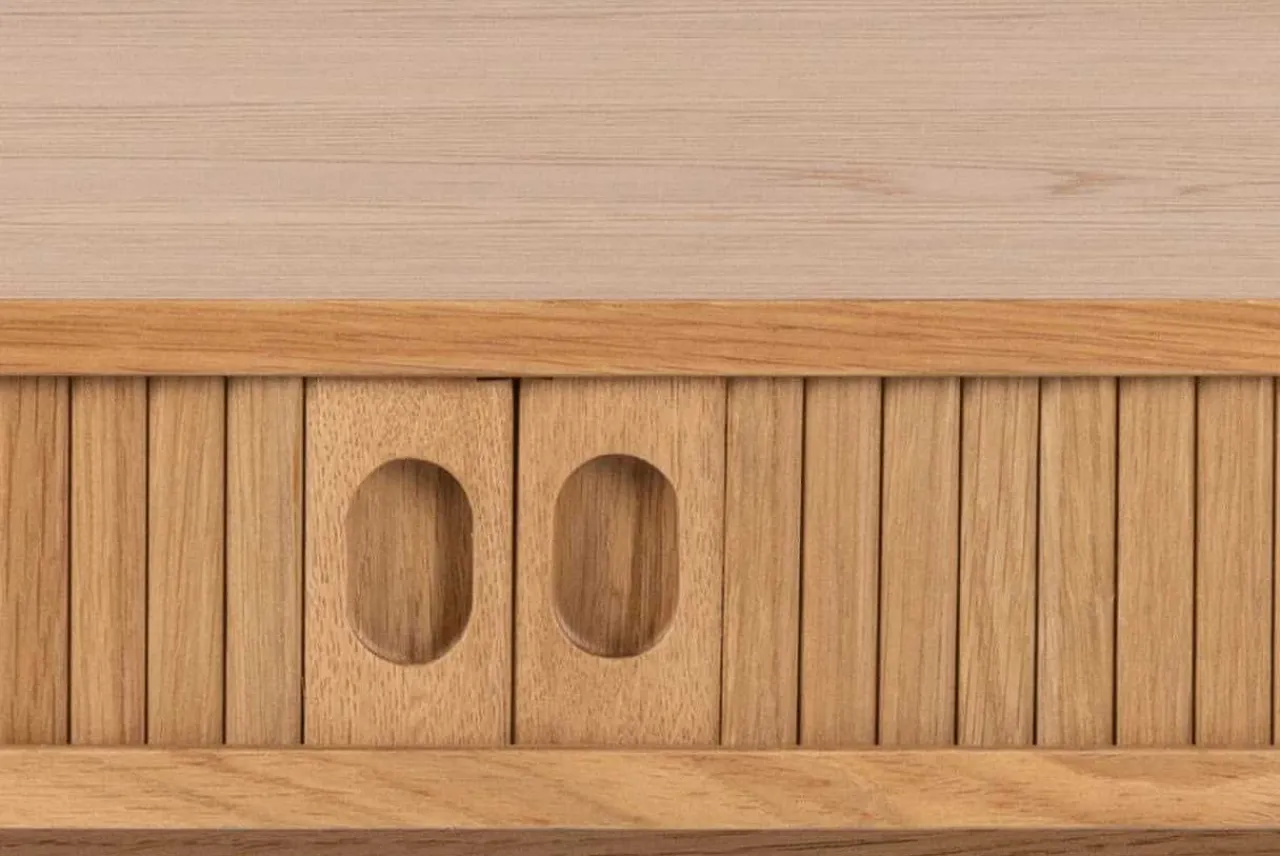 mutoni scandi Schreibtisch Langford Natur 100X50> Bürotische