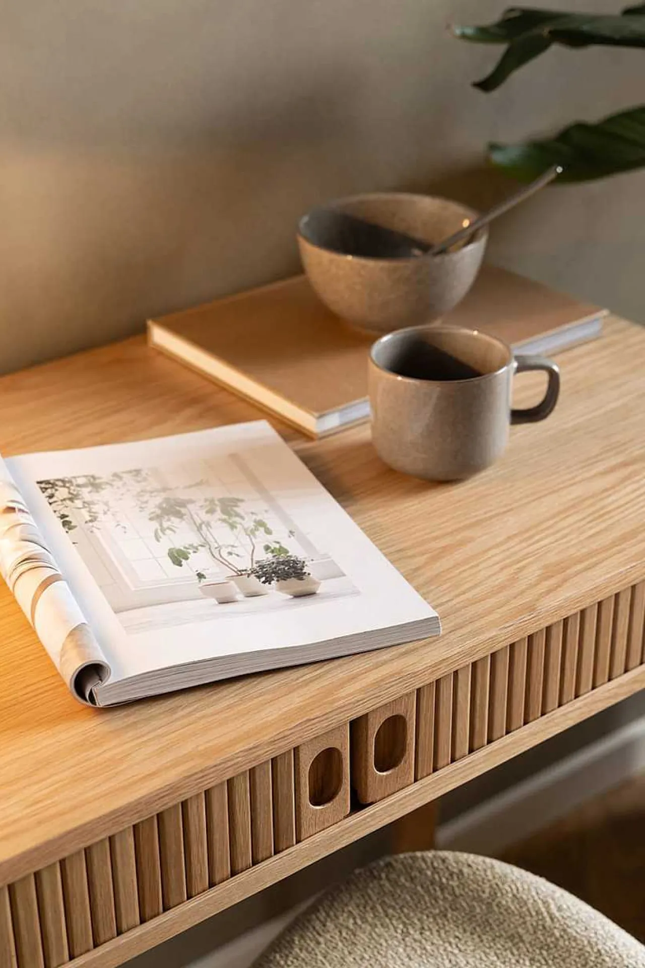 mutoni scandi Schreibtisch Langford Natur 100X50> Bürotische