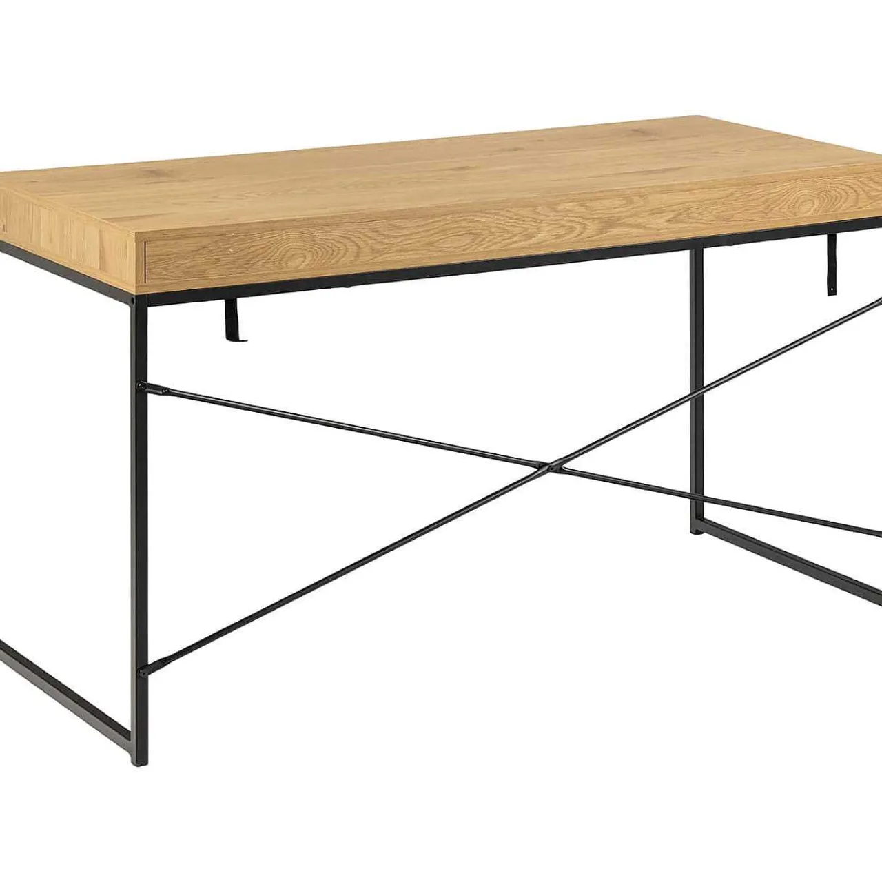 mutoni scandi Schreibtisch Multiple Bronx Natur Schwarz 140> Bürotische
