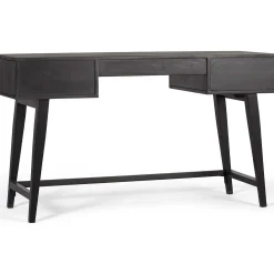 mutoni inspiration Schreibtisch Quadra Palisanderholz Schwarz 132> Bürotische