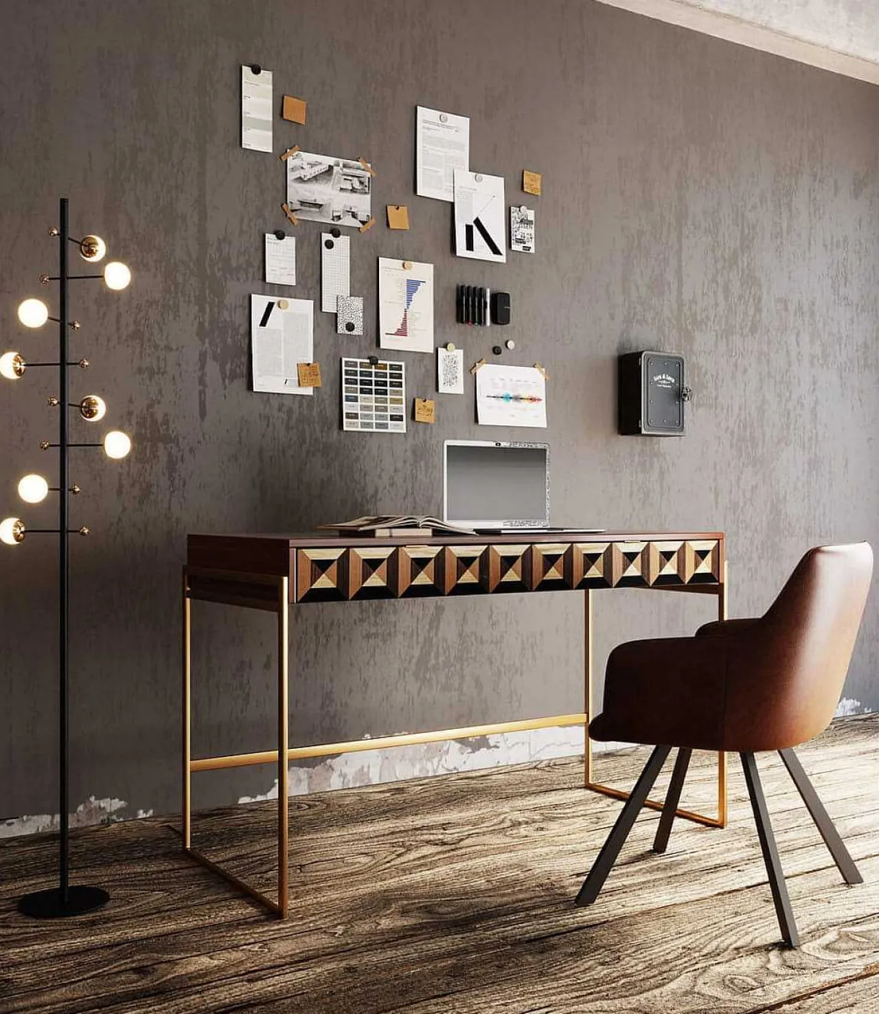 KARE Design Schreibtisch Silencio 120X76> Bürotische