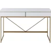 KARE Design Schreibtisch Soran Gold 120X50> Bürotische